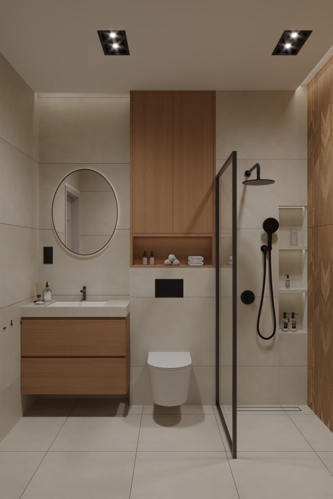 zuhany látványterv